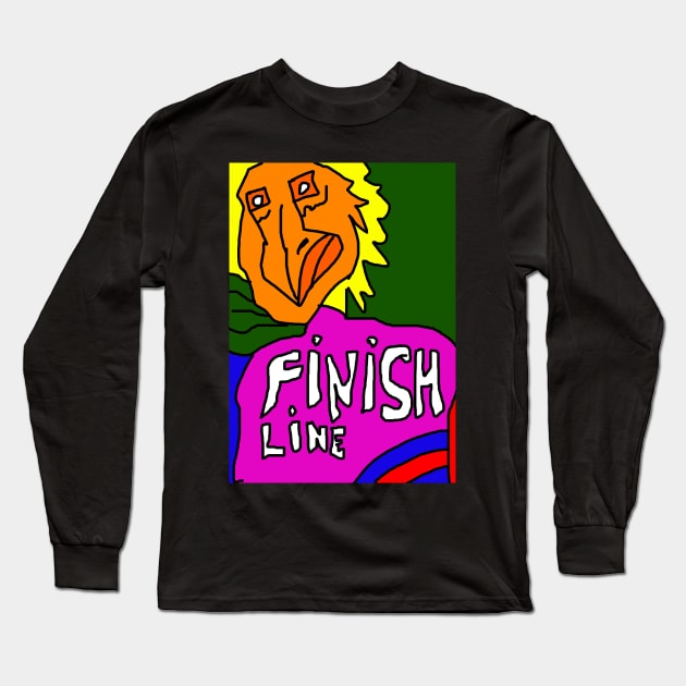 finish line Long Sleeve T-Shirt by Hahanayas